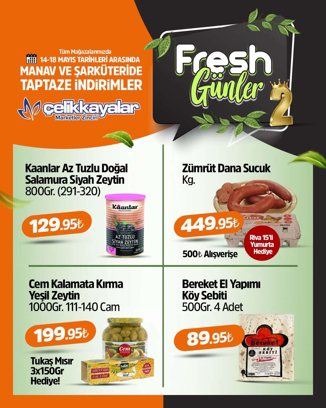Konya’da market raflarında büyük indirim başladı 13
